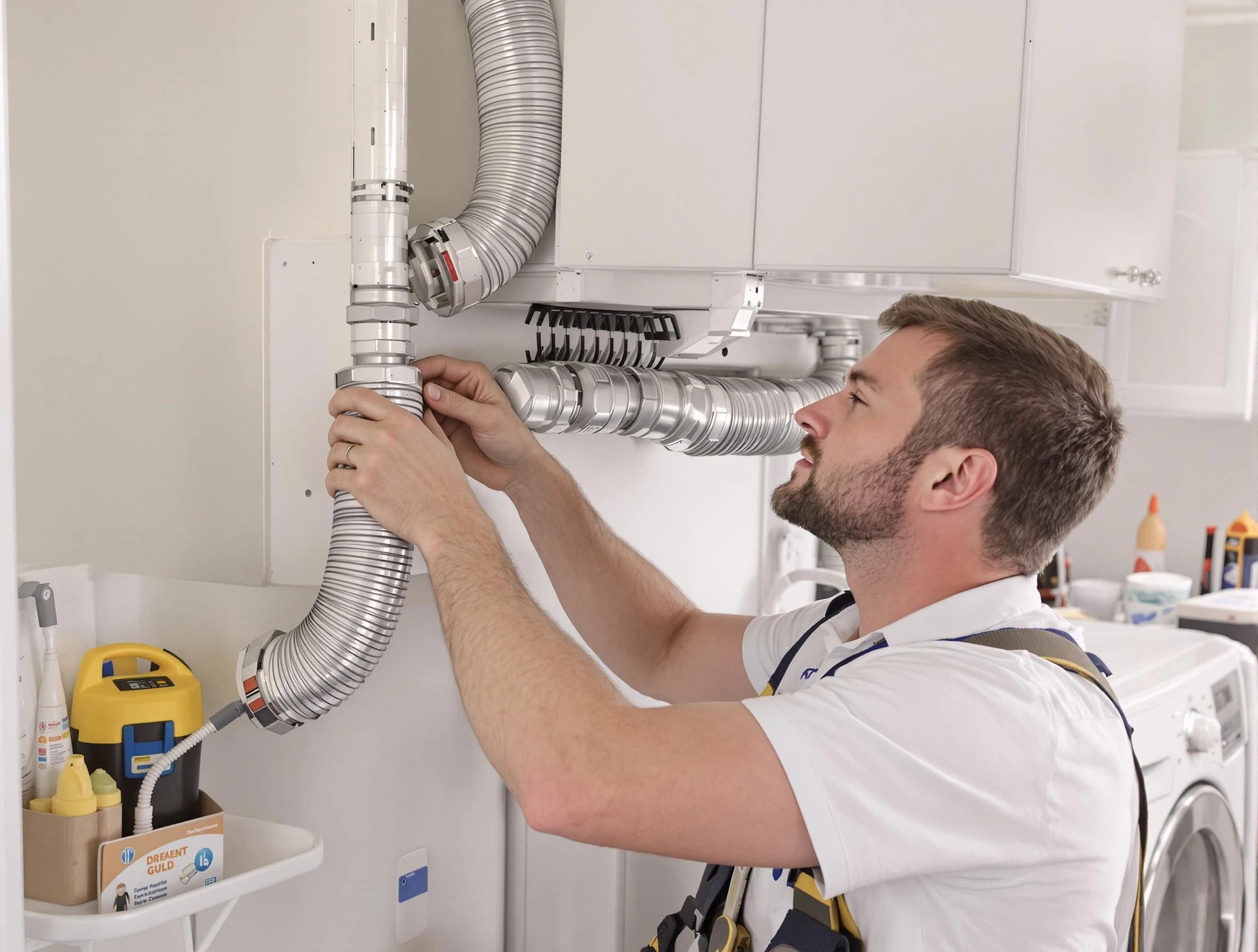 Professional dryer vent repair and installation by Scottdale Dryer Vent Cleaning in Scottdale