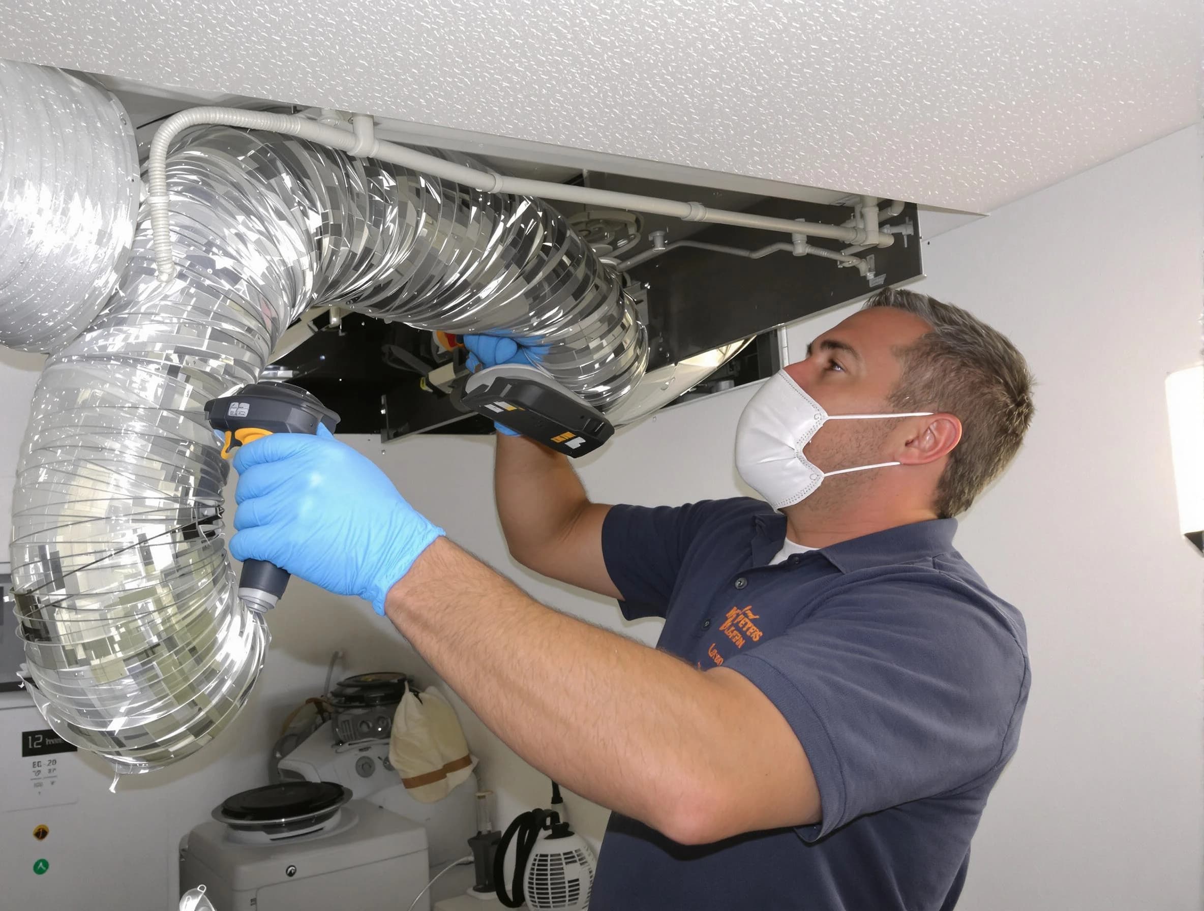 Scottdale Dryer Vent Cleaning professional performing thorough residential dryer vent cleaning in Scottdale